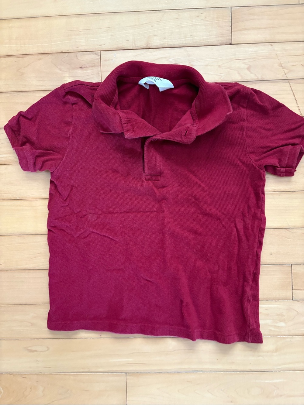 H&M Burgundy Red Kids Polo Shirt